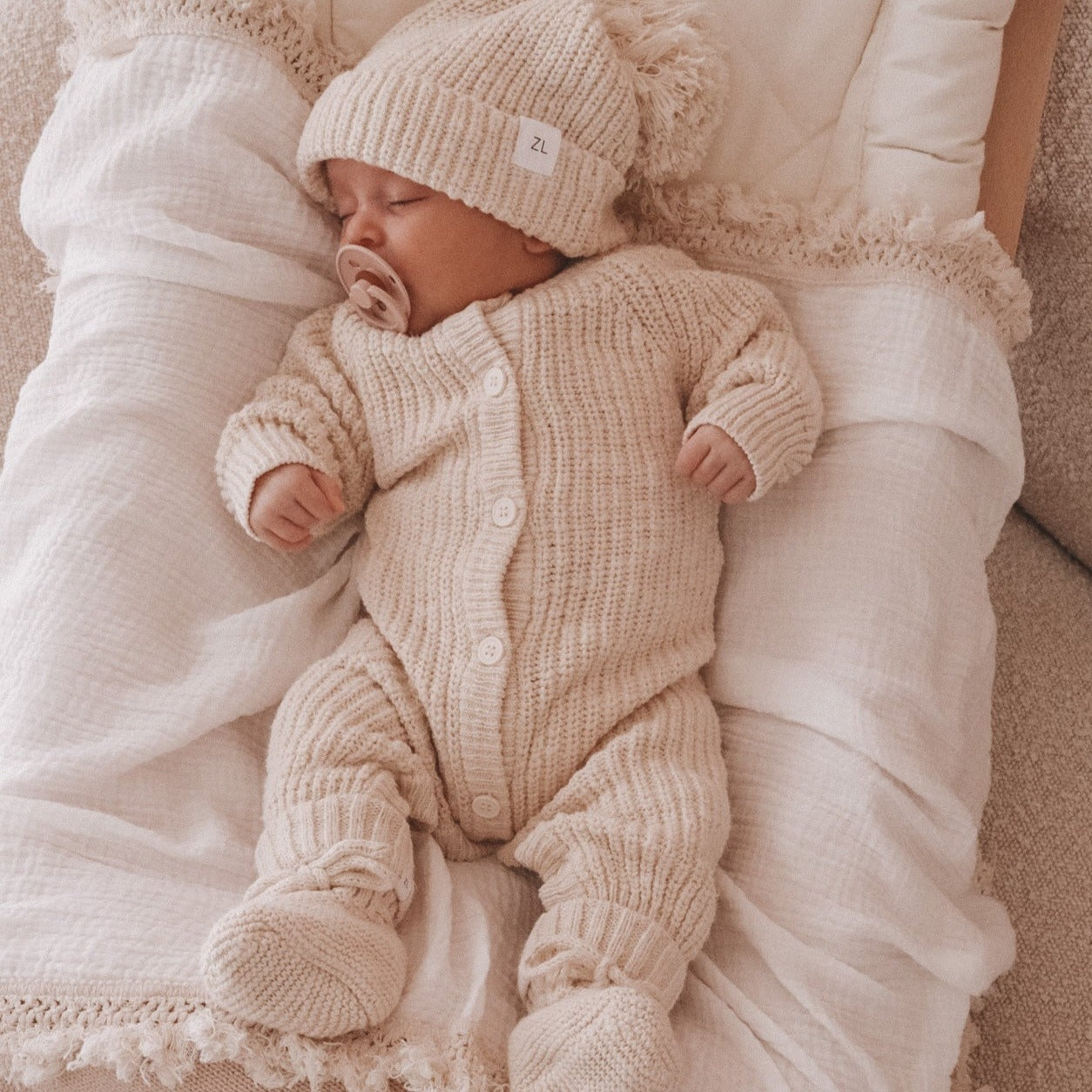 White 2024 knitted romper