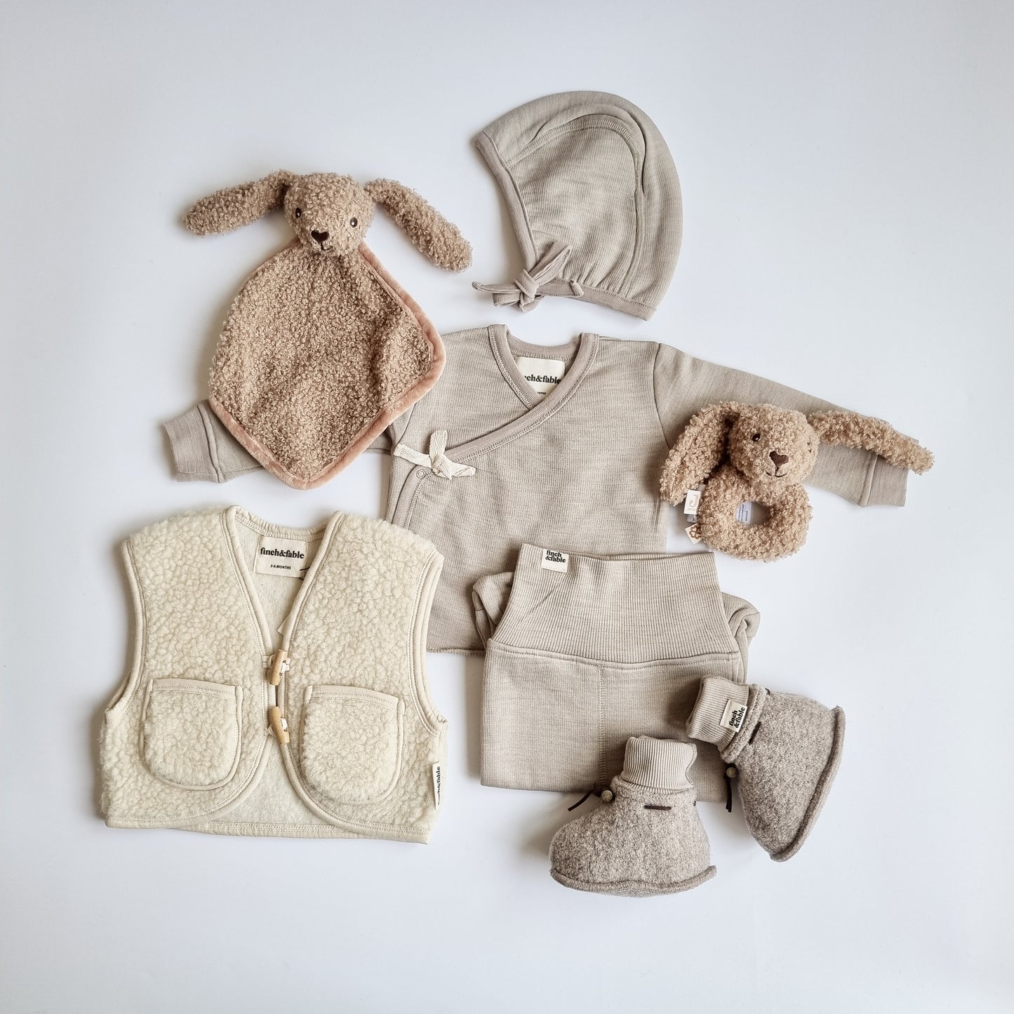 Merinowool Sherpa Vest | Milk