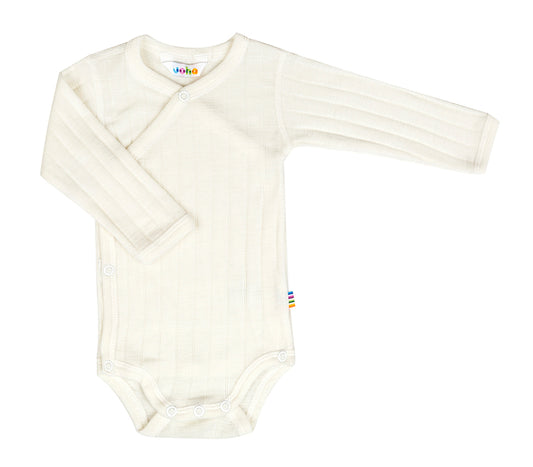 Merinowool Silk Wrap Body | Off-White