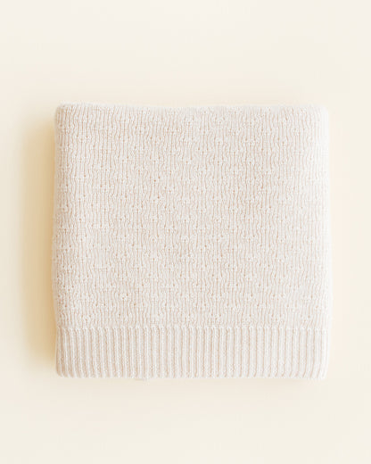 Merinowool Blanket 'Dora' | Cream