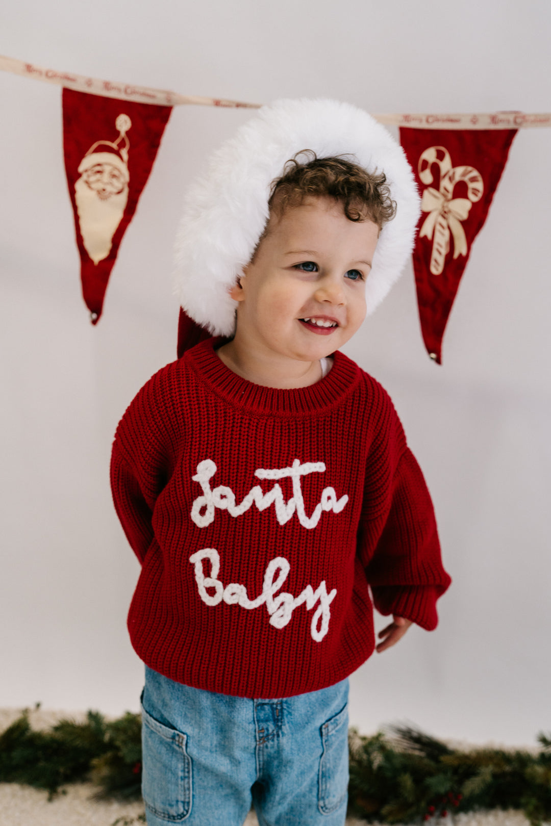 Chunky Knit Pullover | Santa Baby