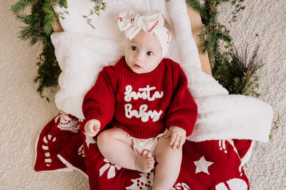 Chunky Knit Pullover | Santa Baby