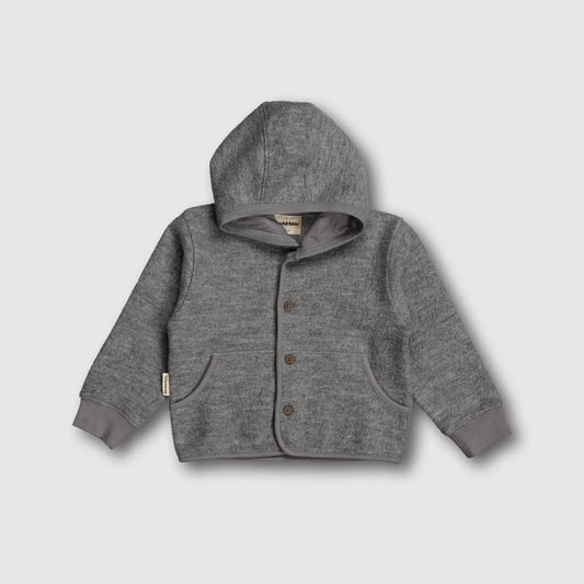 Merinowool Hooded Jacket | Storm