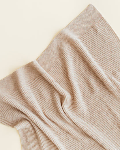 Merinowool Blanket 'Gaston' | Soft Beige