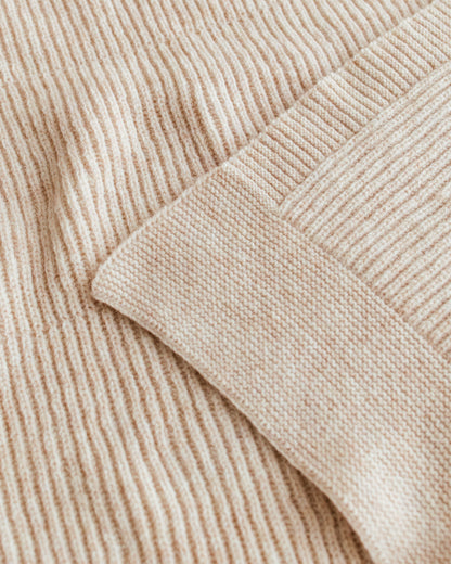 Merinowool Blanket 'Gaston' | Soft Beige