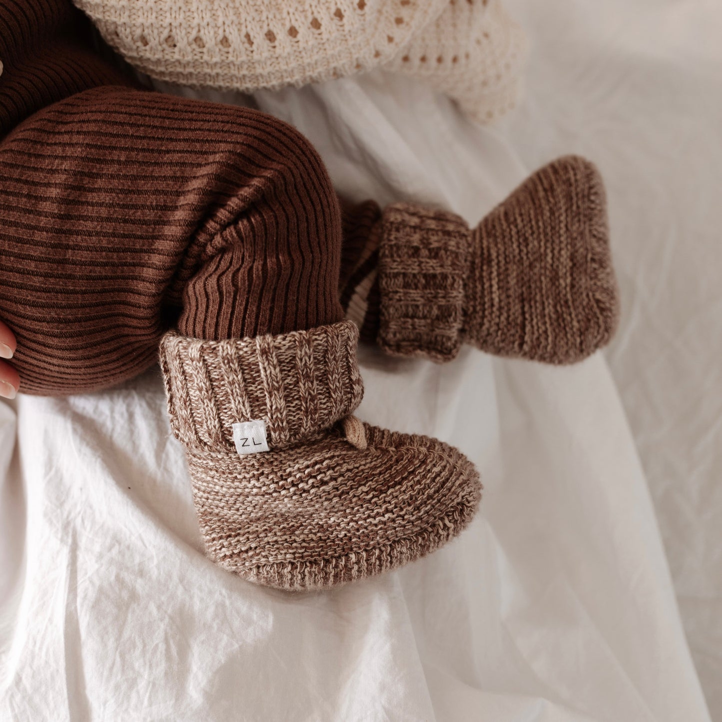 Knit Booties | Cedar