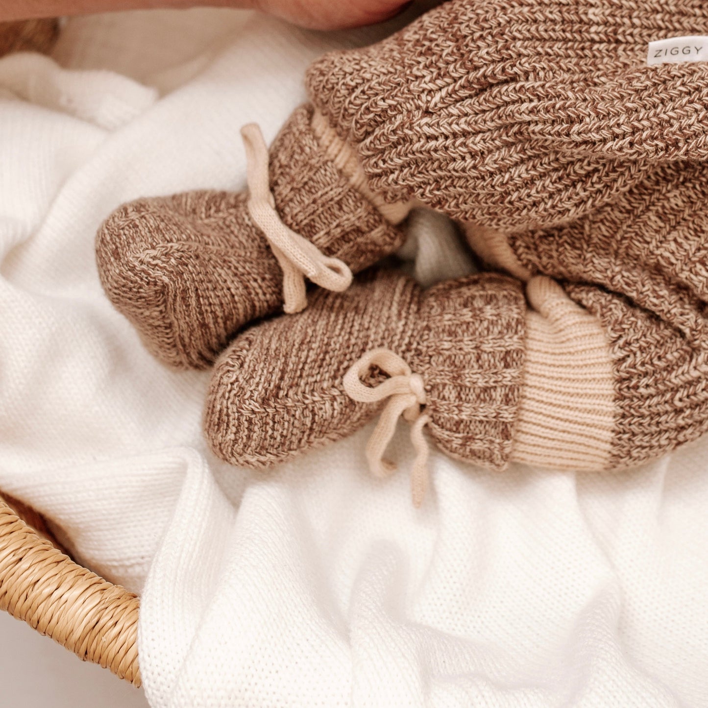 Knit Booties | Cedar