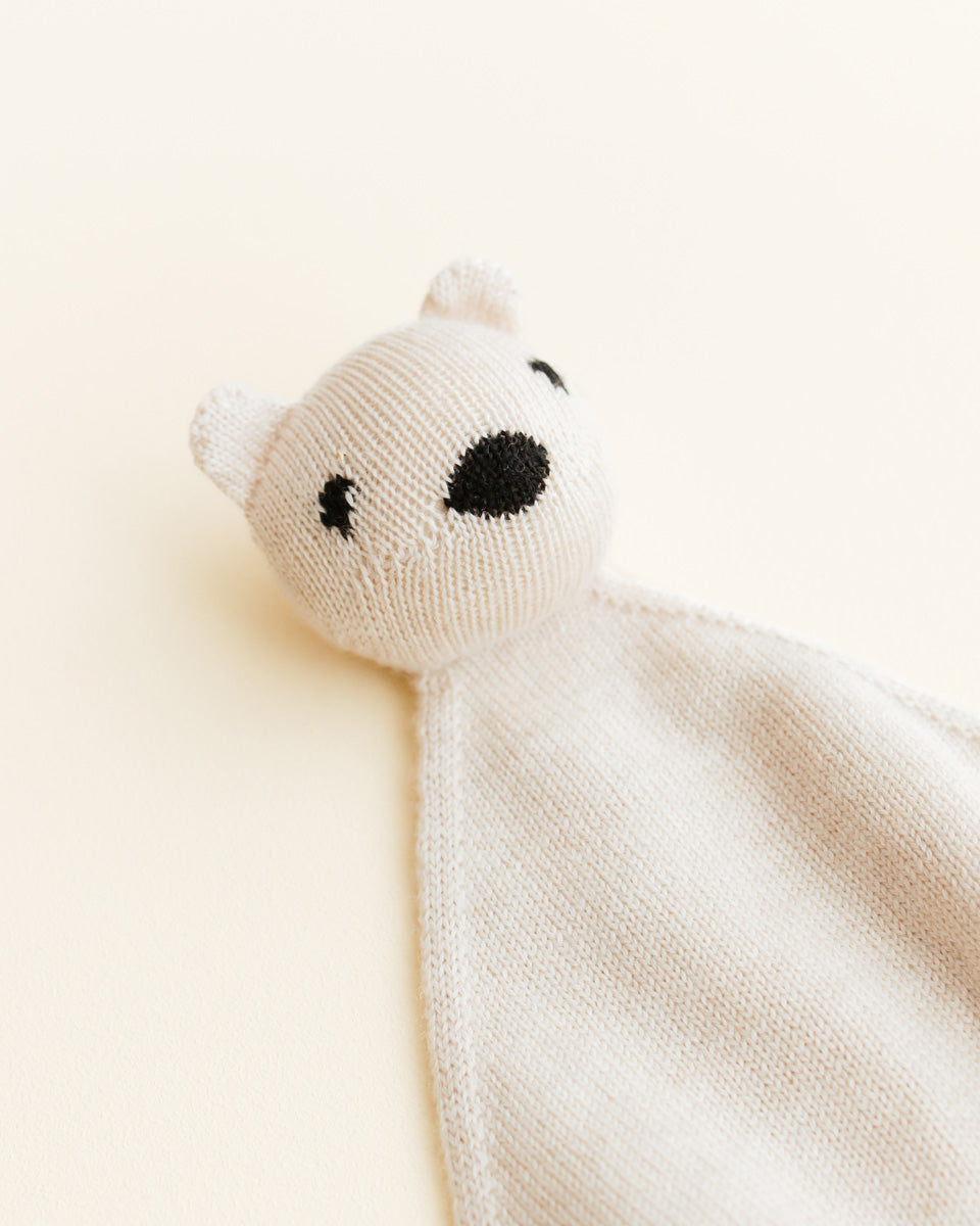 Schmusetuch 'Teddy Tokki Cream' Merinowool