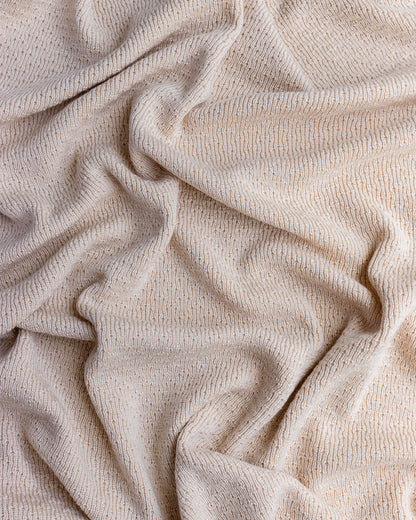 Merino wool blanket 'Dora' | sand