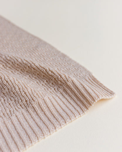 Merino wool blanket 'Dora' | sand